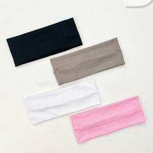 1/4 Stück Set Mehrfarbige Stoff Mode Haarband für Frauen, vielseitig für täglichen Gebrauch, Schal, Herbst Haarband, Sport Haarzubehör, Herbst Bandana, Yoga Schweißband, Workout Haarband, Laufen, Winter, für Urlaubsoutfits Frau