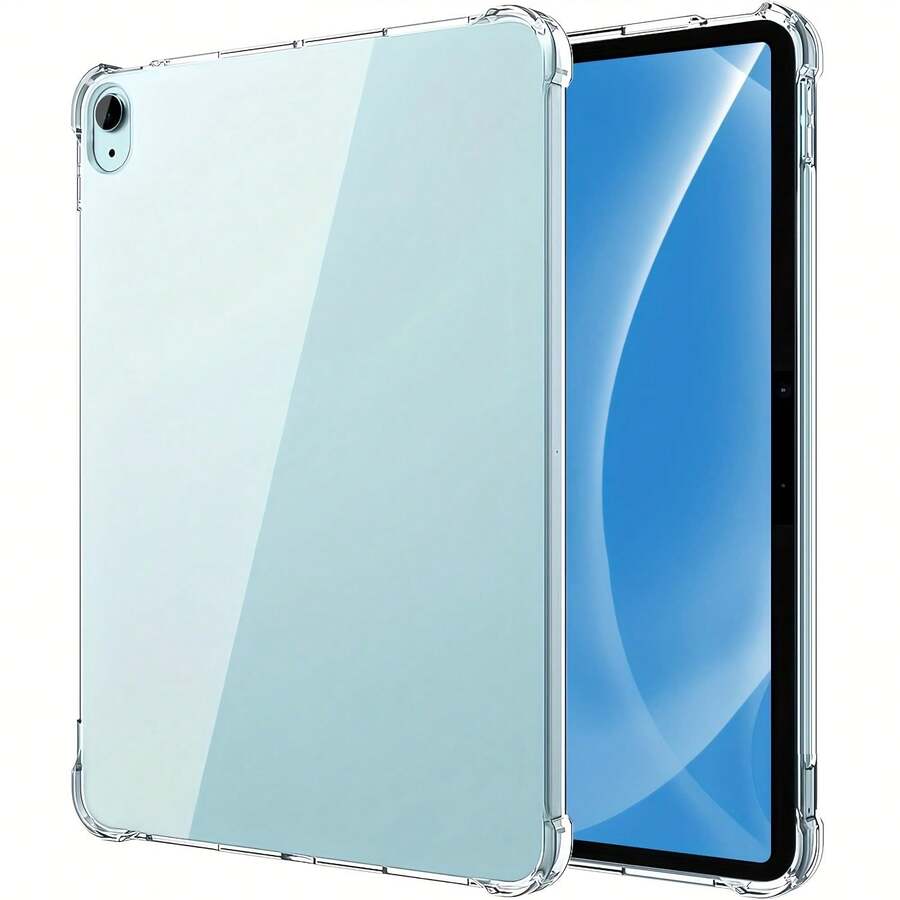 Transparent Protective Case For 2022 10th Gen 5/6th 9.7", 7/8/9th 10.2", Pro 11" 2018-2024, Air 11" 2024, Air5, Air4, Mini6, 7. Soft Protective Cover With 4 Corner Air Cushions, Anti-Scratch, High Clarity, High Transparency. Great Gift For Family And Friends. Protective Case.