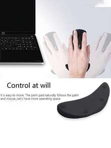 Apoio de Pulso Ergonômico para Mouse, Suporte de Pulso e Alívio da Dor, Deslizamento Suave, Adequado para Escritório, Computador, Mouse Pad de Laptop