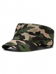 Unisex Camouflage Newsboy Cap, Adjustable Head Circumference Baseball Cap, Outdoor Baseball Cap, Suitable For Daily Use