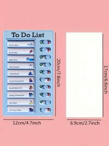 1 Set Planificador Diario Familiar, Que Incluye Planificador en Blanco Extraíble, Papel Blanco, Lista de Tareas Semanales, Seguimiento de Hábitos de Autodisciplina - Multicolor - Ver 2