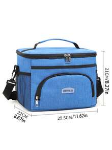 1pc Lunch Bag For Women, Large Capacity Insulated Lunch Box For Men, Student Thickened Cute Lunch Bag, Reusable Lunch Tote Bag, Portable Picnic Ice Bag For Work, Picnic, School Or Travel Lunch Box Bag School Supplies Stuff Accessories Bag For School School Accessories School Stuff For Traveling Waterproof Bag Insulated Lunch Bag Lunchbox