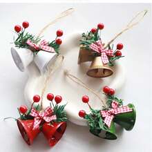 4pcs Christmas Bells, Christmas Ornaments, Party Decorations, Festival Decorations, Small Bell Gifts, Rich In Fun