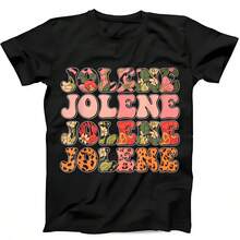 Jolene Vintage Personalized Name I Love Jolene T-Shirt - màu đen - Xem 1