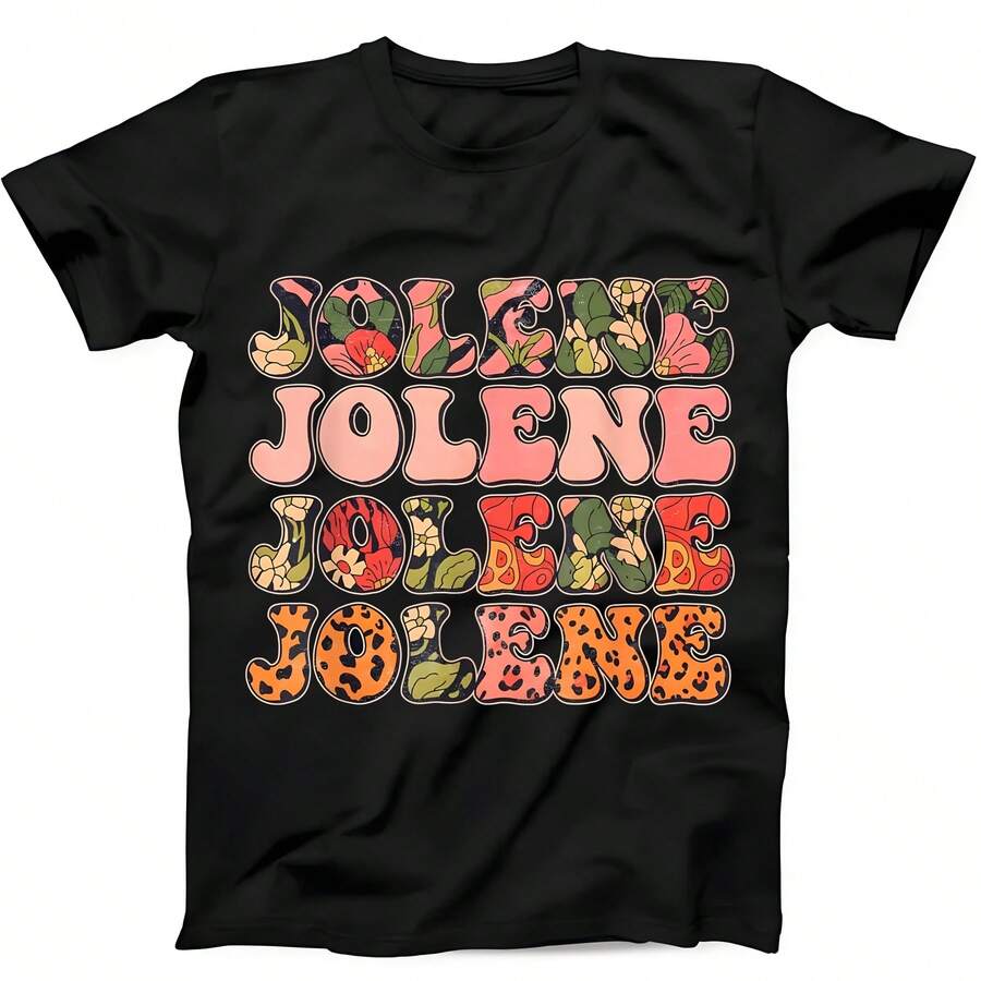 Jolene Vintage Personalized Name I Love Jolene T-Shirt - màu đen - Xem 1
