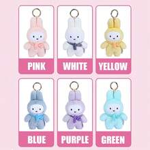 (Random 1PC)Miffy Dopamine Series Standing Plush Charm Blind Box - Toy Pendant, Plush Doll With Simple & Pure Aesthetic, Multiple Colors Available (Random Style, 1 Piece Included)