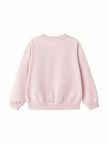 Balabala Girls Hoodie 2025 Fall New Sweet Graphic T-Shirt