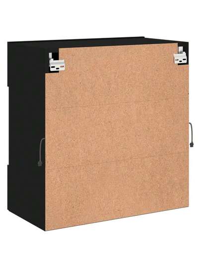 VidaXL TV Wand Unit LED Lighting 58.5x30x60.5 Cm Zwart view 10