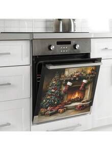 1 pieza Calcetín decorativo de árbol de Navidad para chimenea, adecuado para decoración de dormitorio, sala de estar, hogar, baño. Regalo divertido para cumpleaños, graduación, decoración navideña para el hogar