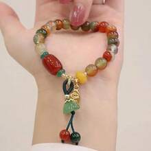 One Hypoallergenic Academic Ruyi Bracelet, Exam Confidence Booster For Sensitive Wrists, Adjustable Study Focus Beads