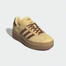 Adidas Originals Unisex GAZELLE BOLD W Casual Sports Shoes, Low-Top JS3900 - Yellow - View 5