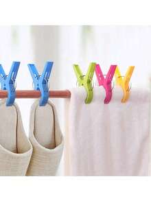 4/8 ace de rufe mari din plastic, cleme pentru prosoape, cleme pentru prosoape de plajă pentru scaune, ace de rufe din plastic, cleme pentru prosoape de plajă, cleme pentru suporturi de prosoape, ace de rufe rezistente - împiedică prosopul să sufle din vânt articolele esențiale pentru plajă