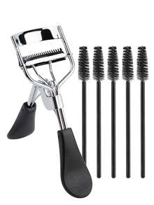 6pcs Eye Makeup Tool Set - 5pcs Disposable Natural Curl Eyelash Curler + 1pc Whole Eyelash Curler - Multicolor - View 11