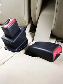 1/2/5 件硅胶安全带扣支架，安全带夹支架，汽车安全带槽固定器，轻松固定汽车安全带扣，保持扣环垂直，适合大多数汽车扣环支架 - 彩色 - 查看 6