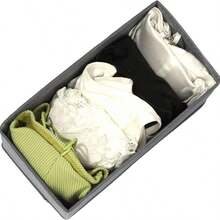 3pcs Foldable Clothing Storage, Canvas Drawer Organizer - Foldable Socks, Underwear And Other Storage Boxes - Perfect For Closets, Bedrooms, Dormitories, Wardrobes, Etc