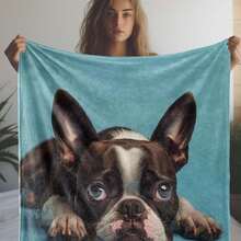 Super Soft Cute Dachshund Prints Flannel Printed 3D Blanket, As Birthday Gifts, Family, Wedding, Souvenir Blankets, Polyester Blankets Suitable For All Seasons, Washable, Machine Washable, Lightweight, Breathable, Comfortable, Warm, Unique, 280gsm For Him, Her Personalized Ideal Gifts For Her, Him, Family, Boyfriend, Girlfriend, Father, Family, Mother, Lover, Daughter, Son, Grandfather, Grandmother, Friend, Classmate, Pet.   Perfect Nap, Camping, Travel, Home, Daily Life, Office Decoration, Birthday, Anniversary, Valentine's Day, Thanksgiving, Christmas, Halloween, Mother's Day, Father's Day, Wedding, New Year Gifts ,Sofa,Bed,Car,Bedroom,Living Room,Office,  Outdoor Camping, Beach,Wall Decoration - 多色7 - 查看 3