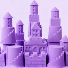 Indoor Play Sand, Colorful Moldable Self-Adhesive Sand, Magic Sand, Reusable Play Sand, Ideal Gift For Children, Birthday Gift For 3+ Years Old Boys And Girls