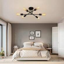 Modern Minimalist American Style Chandelier For Living Room, Bedroom, Dining Room, Nordic Branch Pendant Light, Bulbs Not Included - Multicolor - View 3
