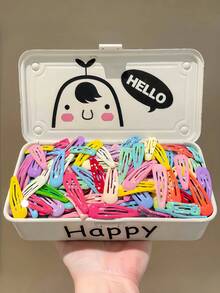 60 piezas/Set Pasadores de pelo con efecto ombre de colores brillantes, caja completa de pasadores de pelo con tonos pastel de color macaron en rosa, amarillo claro y otros tonos suaves - Adecuado para niñas y mujeres, dulce y romántico, agregando destellos lindos a los peinados adolescentes, excelente para el estilo diario y como regalo, accesorios Y2k, pasadores de garra, pinzas de pelo, pasadores de pelo, barrettes