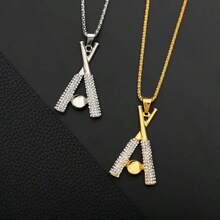 1pc Fashion Hip-Hop Baseball Bat Cross Creative Men's Women's Necklace Retro Punk Rock Festival Birthday Party Pendant Accessory - 吊墜項鍊 - 查看 4