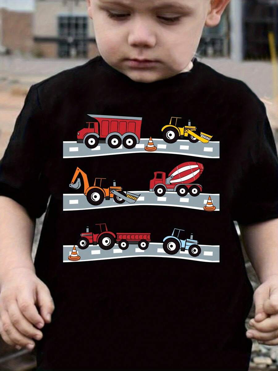 Tween Boys T-Shirts - 黑色 - 查看 1