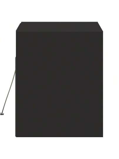 VidaXL TV Wand Unit LED Lighting 80x31x35 Cm Zwart view 7