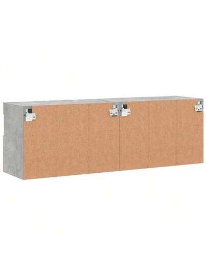 VidaXL TV Wand Units LED Pcs 60x30x40 Cm Concrete Grijs view 11