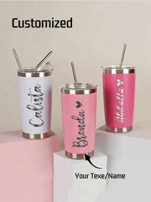 Personalized 20oz Vacation Tumbler, Custom Travel Mug, Beach Tumbler, Stainless Steel Mug, Girls Weekend Gift, Laser Engraved Tumbler, Personalized Tumbler, Custom Tumbler, Multi-Functional, Reusable, Easy To Clean, Exquisite,Chic Design