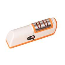 Professional USB Rechargeable Portable Electric Knife Sharpener, Adjustable 20 Degree Straight Blade Sharpener, For Kitchen Knife, Slicer, Santoku, Peeler, Ceramic Knife Sharpening And Polishing Tool, Easy To Use - Multicolor - View 11