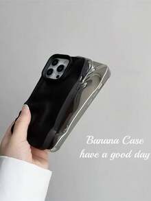 2 件装时尚优雅不对称电镀 3D 波浪纹手机壳，兼容 17/17 Air/17 Pro/17 Pro Max/16 Pro Max/16/16 Pro/16 Plus/15/15 Pro Max/15 Pro/11/12/13/14 Pro Max/11 Pro/11 Pro Max/12 Pro/12 Pro Max/13 Pro/13 Pro Max/14 Pro/14 Pro Max/XR，创意高端 - 彩色 - 查看 2