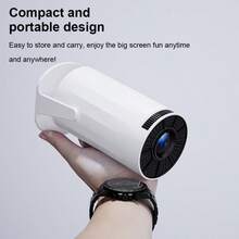 XBJ Latest Mini Protable HD Projector,Projector With Bluetooth 4.2, Projector Compatible With TV, Computers, And Tablets ,Professional Portable Video Proyector,Suitable For Home Theater, Camping Party, Office, Classroom (UsB Type-C), Mirroring, Micro Home Cinema,Indispensable For Outdoor Family Gathering, Valentine'sDay & Christmas Gift, Create Home Theater AndKaraoke Easily - Xem 8