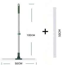1 件魔术硅胶扫帚，不锈钢橡胶扫帚，适用于家庭、厨房、浴室、墙壁、玻璃清洁 - 綠色 - 查看 15