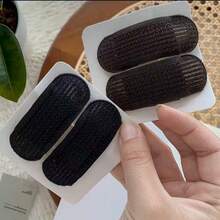 2 对蓬松隐形丰盈发夹，简约女士无缝发根填充增厚剂，刘海和头发丰盈必备发饰，美发套装，理发沙龙美容旅行必备品，美发工具 - 多色 - 查看 4