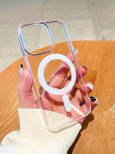 Transparent Soft Gel Magnetic Charging Case | Shockproof & Slim For IPhone