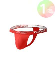 1pc Men's Sexy Fashion G-String, Comfortable G-String, Sports & Bikini Style Underwear, Cotton Breathable Comfortable Lingerie