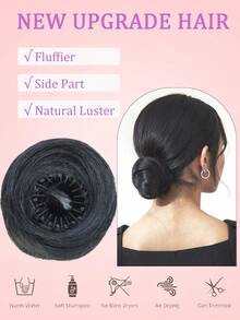 Kẹp tóc tổng hợp Magic Hair Bun Maker 4 inch thanh lịch dành cho nữ, Phụ kiện búi tóc bằng sợi chịu nhiệt độ cao dành cho nữ - Nhiều màu - Xem 5