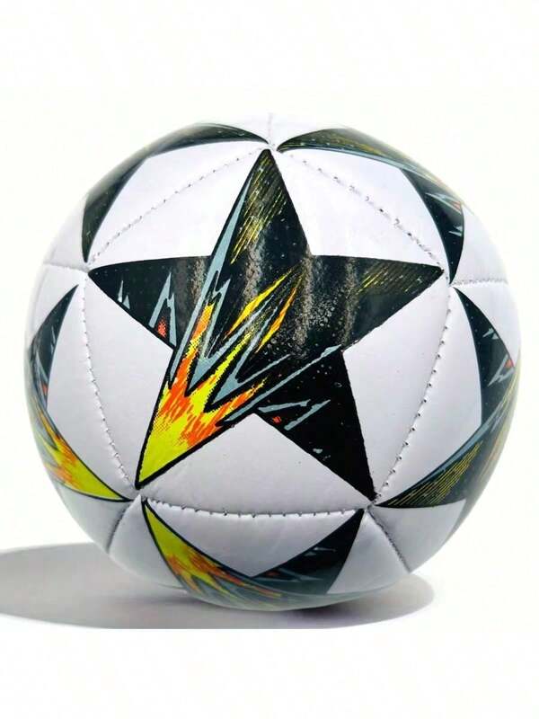 1 pieza Balón de fútbol con diseño de pentágono, un balón de fútbol duradero para entrenamiento y recreación al aire libre, patio trasero, parque y patada en la playa