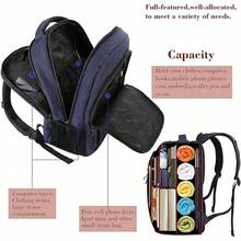 Mochila para portátil con carga USB, mochila de 15.6 pulgadas, mochila antirrobo para hombres, mochila de viaje impermeable y delgada, regalo para hombres y mujeres, negro: electrónica - azul - Ver 11