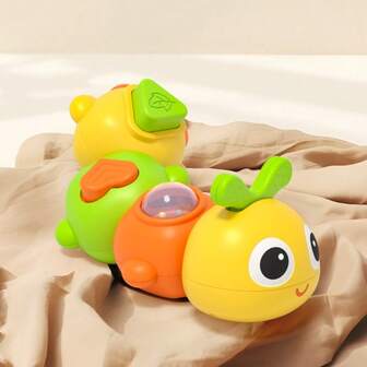 带音乐和珠子追逐器的旋转身体感官玩具，万圣节感恩节圣诞节生日礼物，有趣的互动玩具