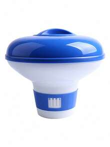 1pcwimming Pool Floating Effervescent Tablet Float, Swimming Pool Automatic Dosing Device, Swimming Pool Water Quality Cleaning And Disinfection Floating Device, Suitable For Home Swimming Pools, Aquariums, Water Parks And Other Occasions.