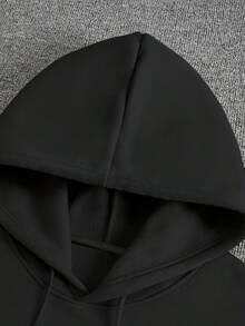 Sudadera con capucha Francico 2025 Chapion - Forro de felpa acogedor en suéter con bolsillo, impermeable para exteriores para otoño/invierno, sudadera de invierno - Negro - Ver 3