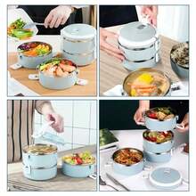 Insulated Lunch Box 2 3 4 Layer Stainl Steel Lunch Box Food Container  2025