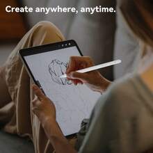 قلم تعمل باللمس متوافق مع آيباد 2018-2025، شحن سريع، مقاوم للمس الخاطئ، تصميم حساس للميل والضغط، بدون تأخير، قلم رسم احترافي متوافق مع آيباد A16/11-الجيل السادس، الهواء 11"/13" M3/M2/الجيل الخامس-الثالث، برو 13"/27.9 سم M4/12.9"، ميني 5/6/7