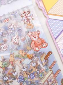 20张超大微型场景贴纸书，豪华卡通主题趣味创意素材DIY场景贴纸 - 彩色 - 查看 9