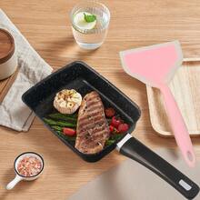 1oc/6pcs Nonstick Cookware Set (Egg Pan, 4-Hole Breakfast Grill) With Silicone Utensils, Single Pans And Cookware Sets Are Sold Individually, Family Dinner Supplies, Party Supplies