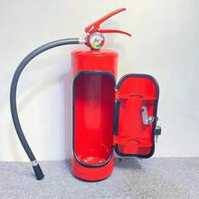 Mini Bar Wine Cabinet Fire Extinguisher Shape Wine Cabinet Storage Decoration - Red - View 6