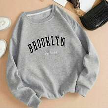 Warm And Soft 100% Cotton Sweatshirt - Grey - View 2