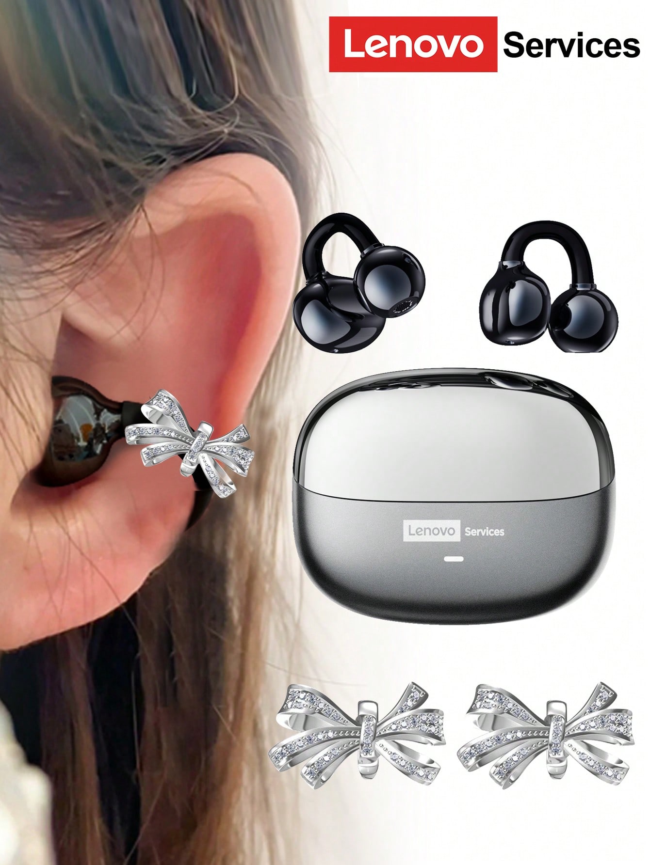 Lenovo سماعات بلوتوث موضة من ليونوفو LE302 مع إكسس...