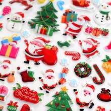 2 szt. "Naklejki dekoracyjne o tematyce bożonarodzeniowej, które dodadzą świątecznego klimatu, idealne do projektów DIY, dekoracji imprez, scrapbookingu i domowych aranżacji świątecznych"