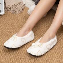 Women's Postpartum Maternity Slippers, Closed Toe, Slip-On, Warm, Indoor Soft Bottom, Non-Slip, Quiet, Thick Lining, Winter